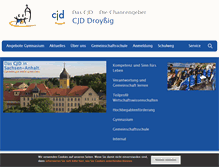 Tablet Screenshot of cjd-droyssig.de